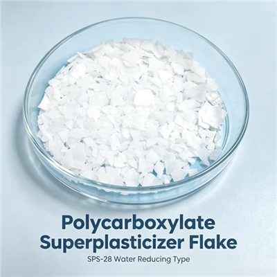 Tipo reductor de agua en escamas de superplastificante de policarboxilato SPS-28